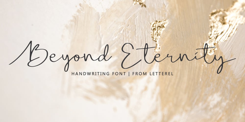Beyond Eternity font
