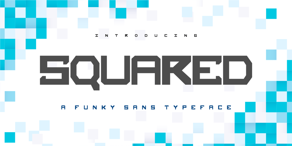 Squared font