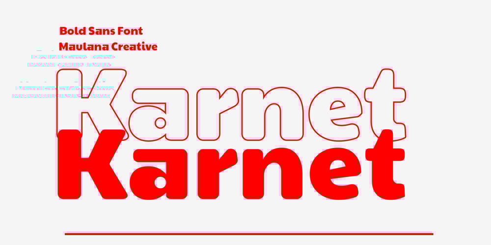 MC Karnet font