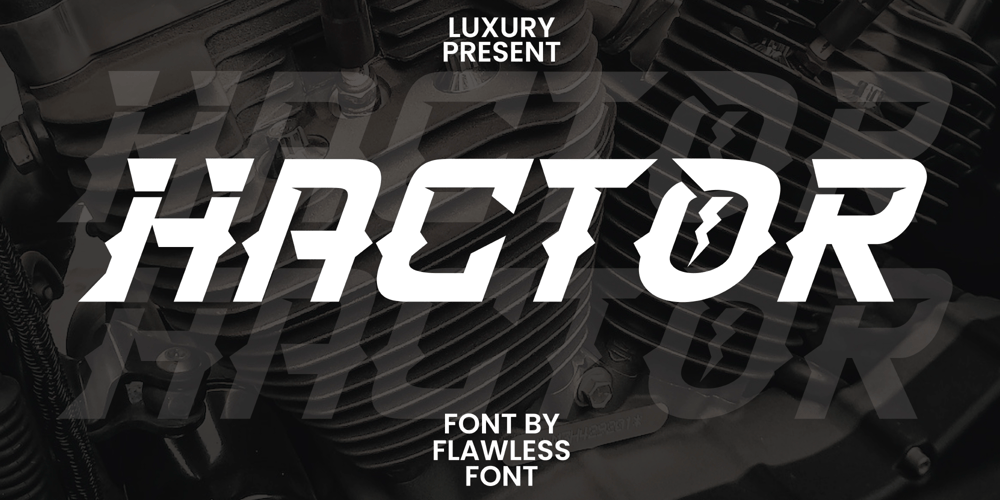 Hactor font