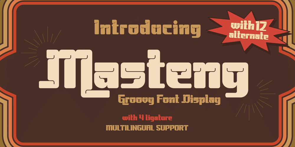 Masteng font