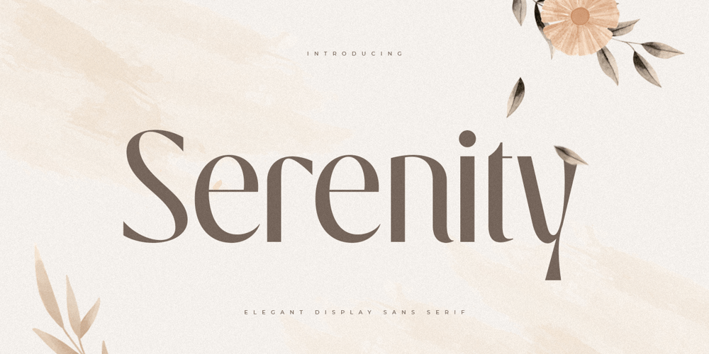 Serenity Style font