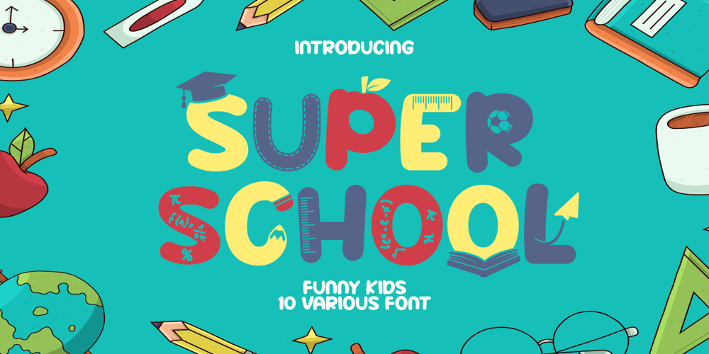 Super School font