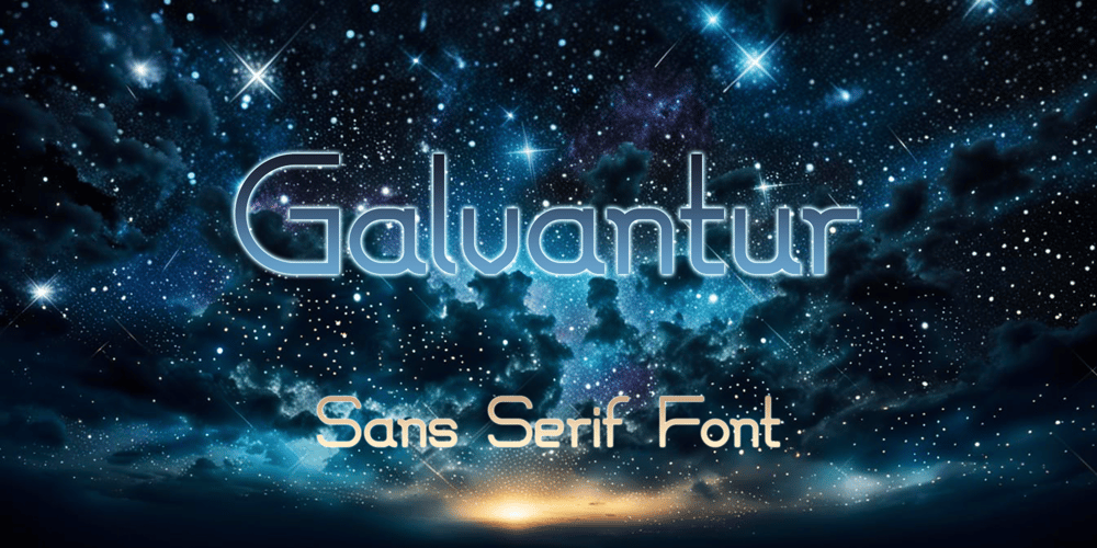 Galvantur font