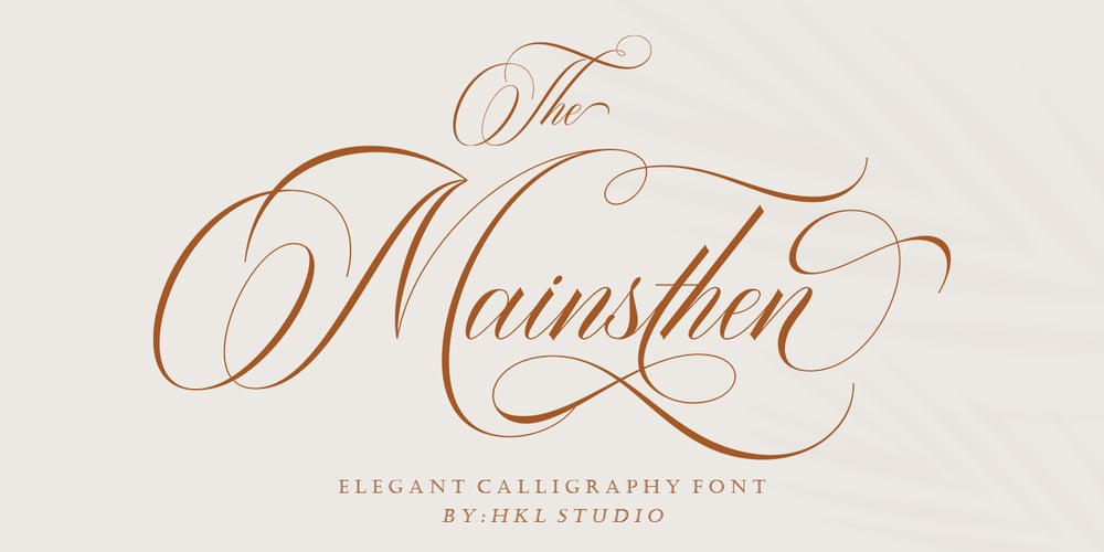 The Mainsthen font