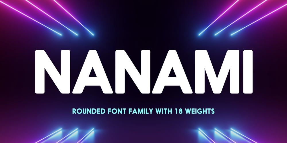 Nanami Rounded font