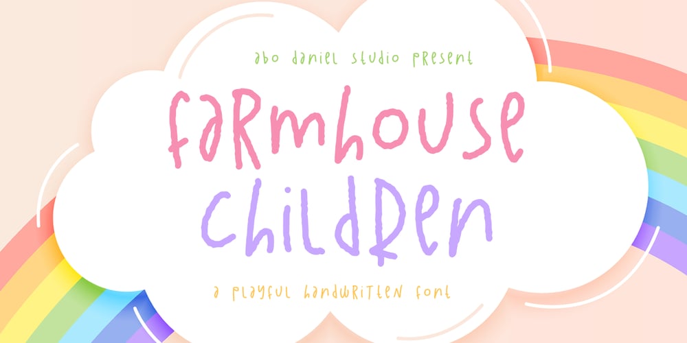 Farmhouse Children font