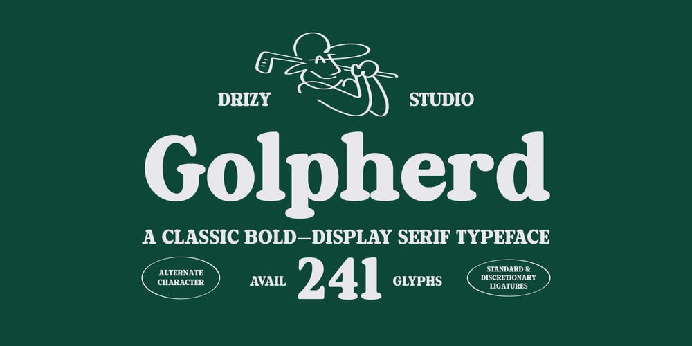 Golpherd font