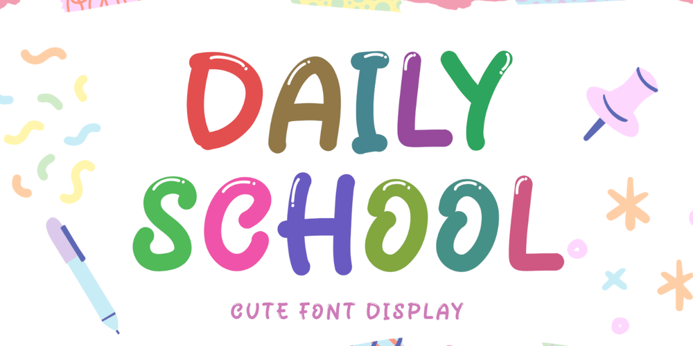 Daily School font