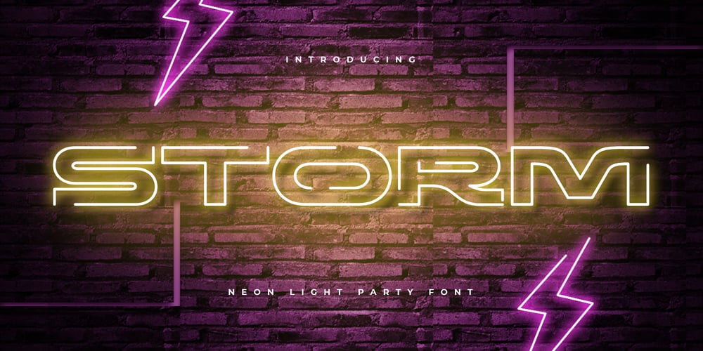Storm font