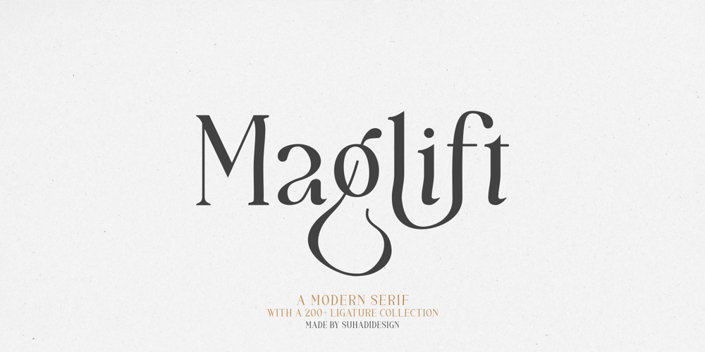 Maglift font