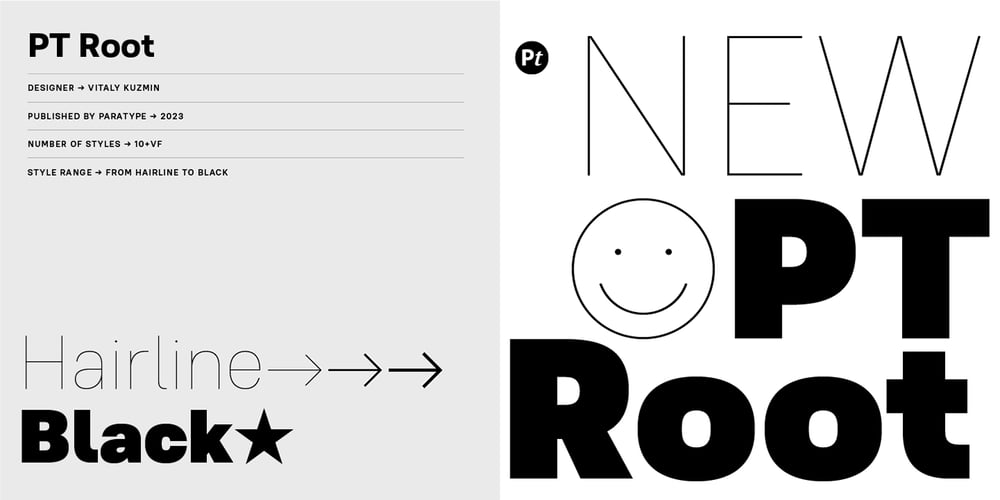 PT Root font