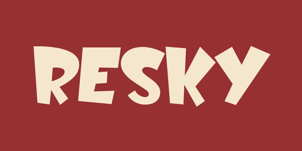 Resky font