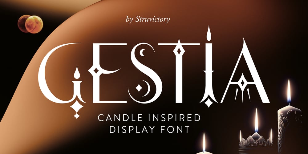 Gestia Decorative font