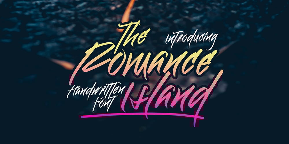 The Romance Island font