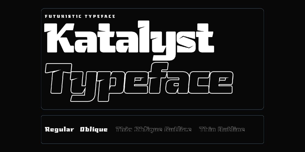 Katalyst Typeface font