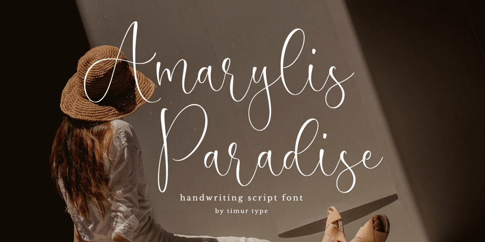 Amarylis Paradise font