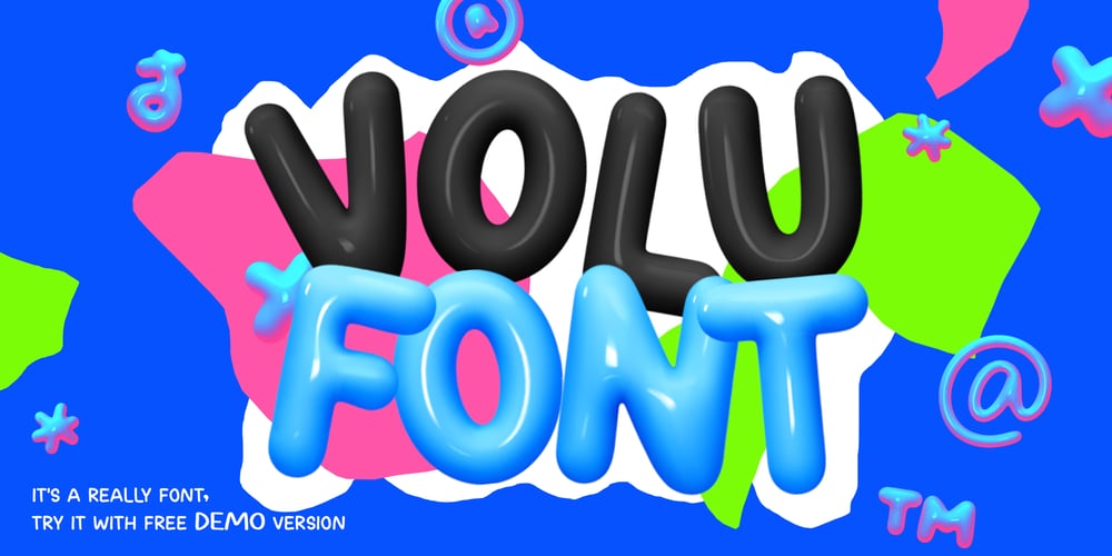 Volufont font