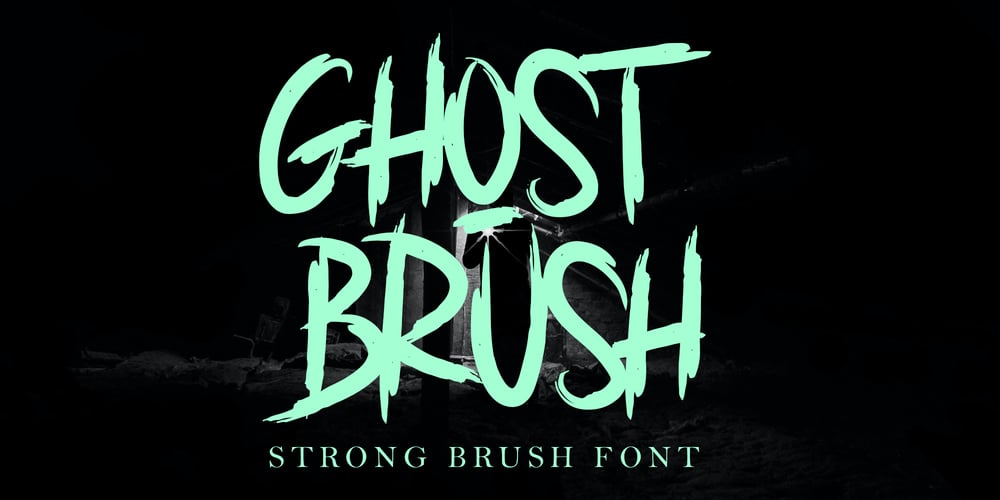 Ghost Brush font