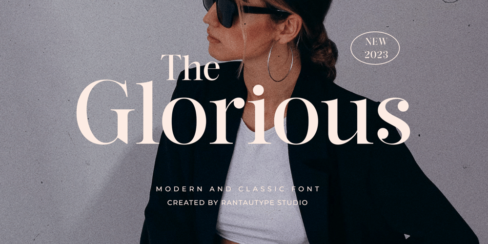 The Glorious font