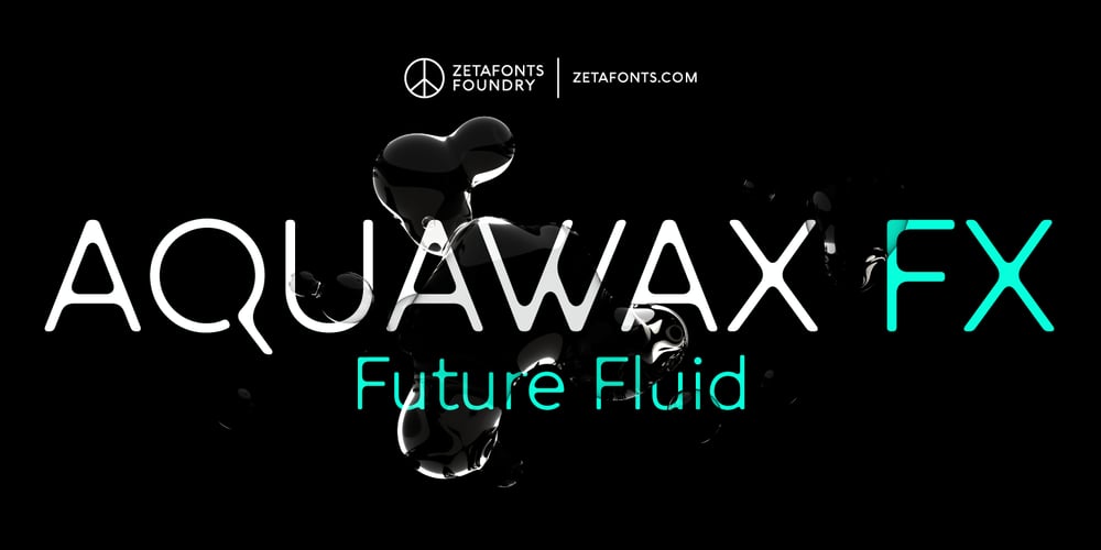 Aquawax Fx font