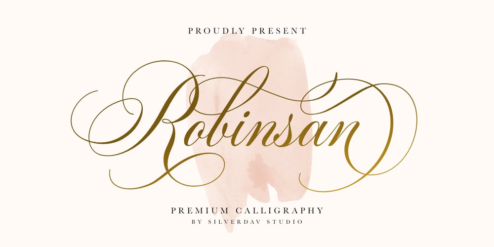 Robinsan font