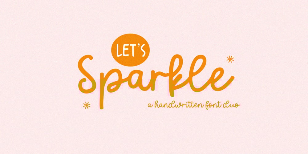 Lets Sparkle font