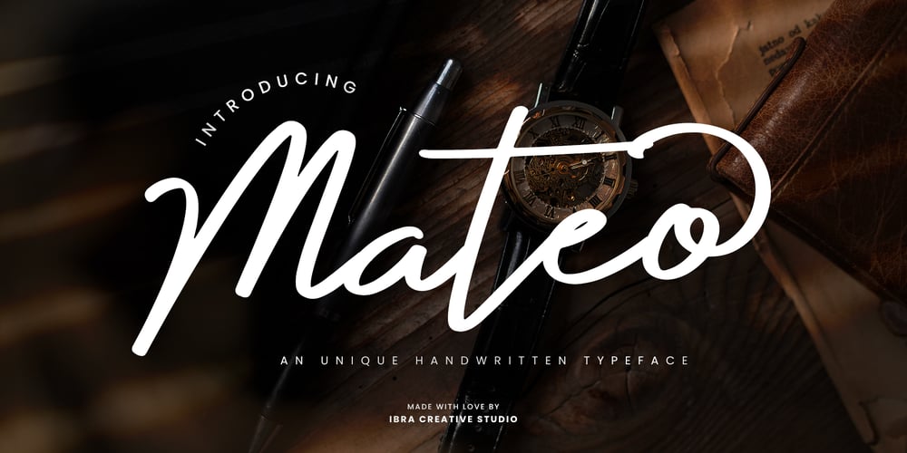 Mateo Unique font