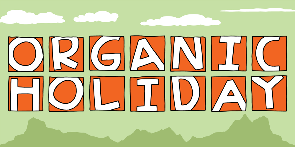 Organic Holiday font