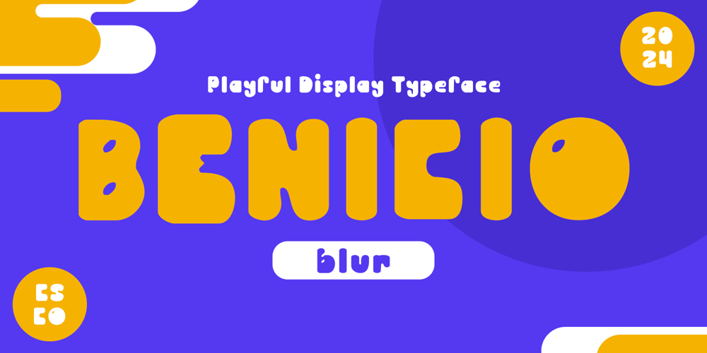 Benicio Blur font