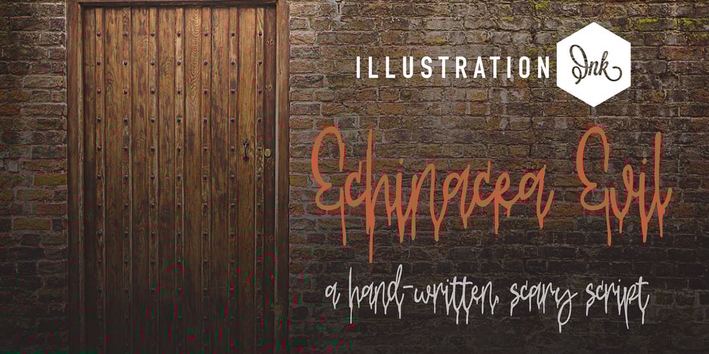 ZP Echinacea Evil font