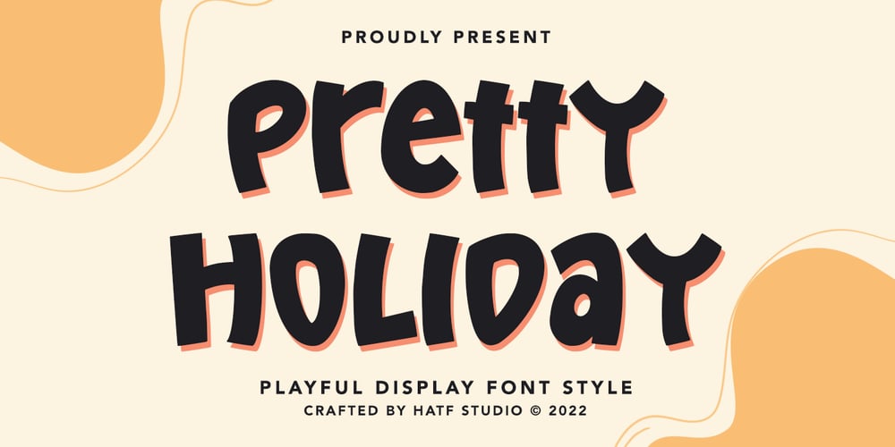 Pretty Holiday font