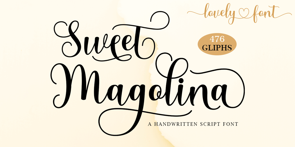Sweet Magolina font