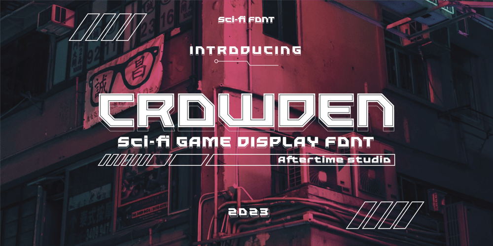 Crowden font