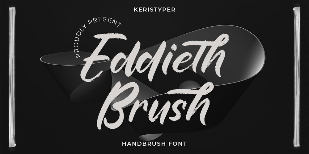Eddieth Brush font