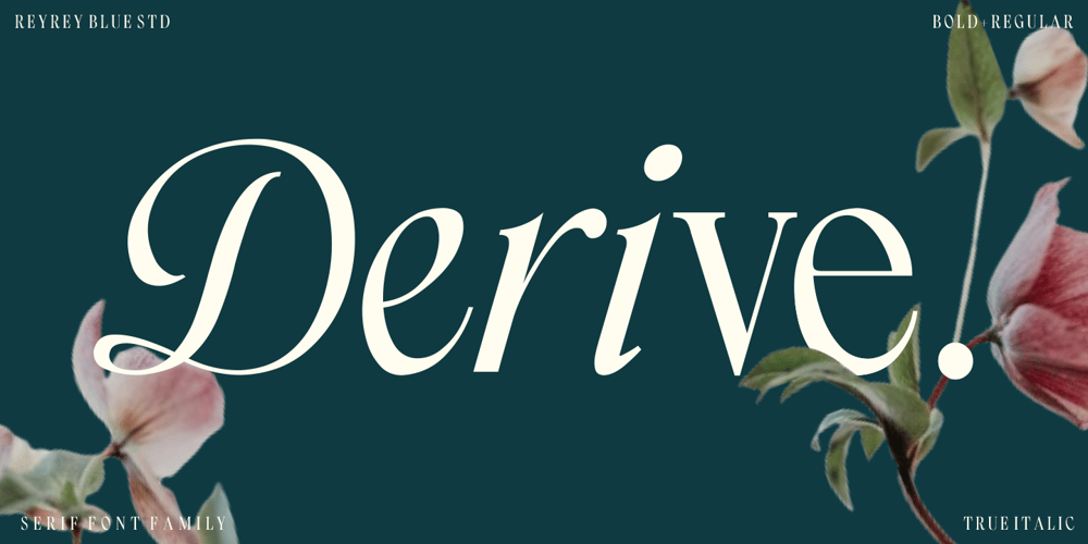 Derive font
