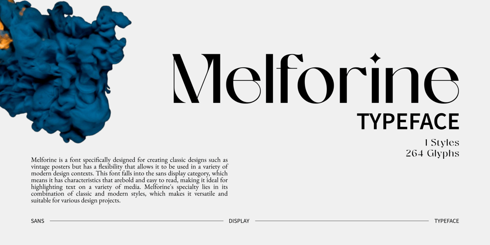 Melforine font