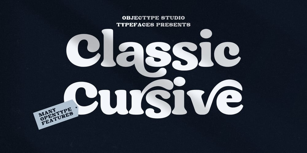 Classic Cursive font