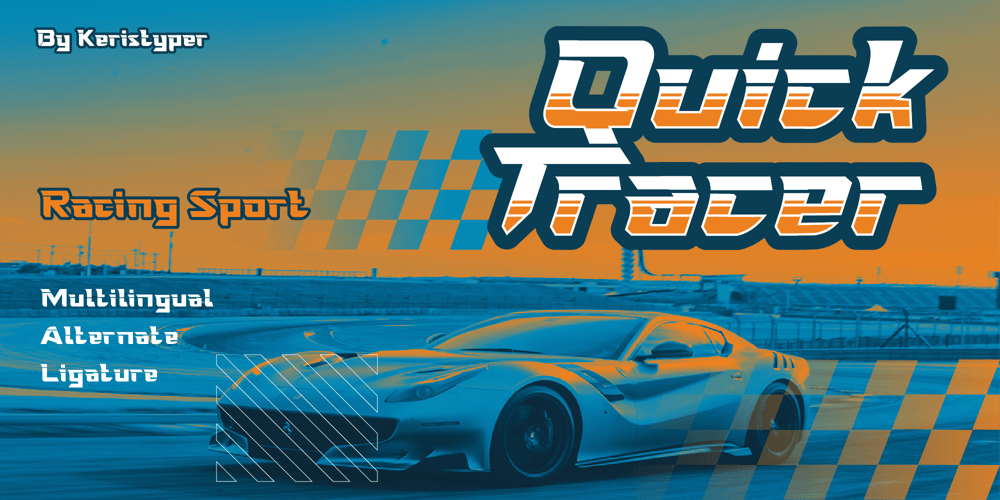 Quick Tracer font