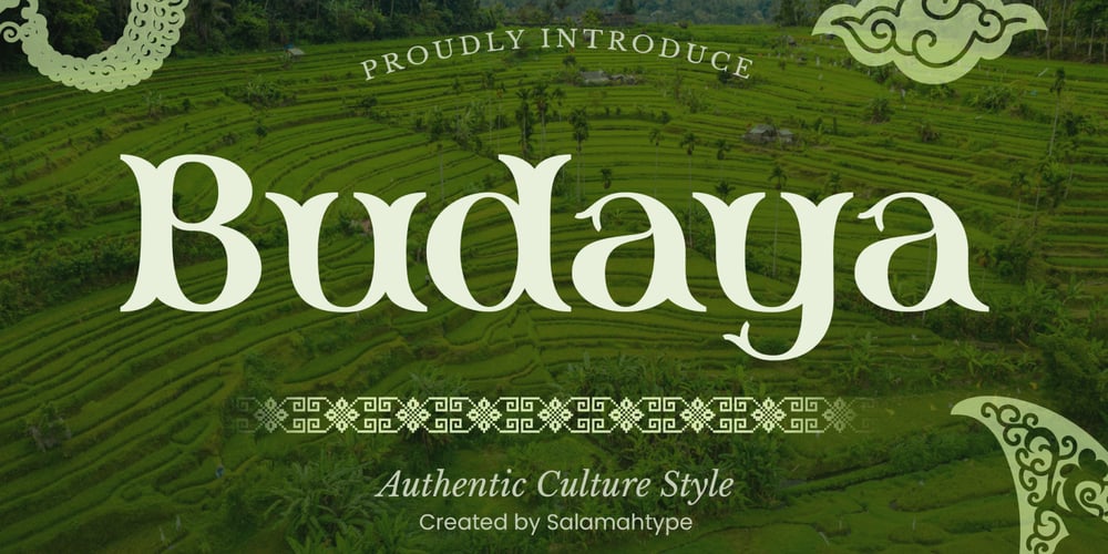 Budaya font