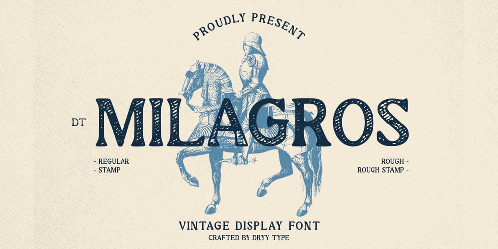 DT Milagros font