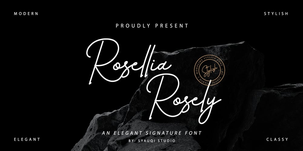 Rosellia Rosely font