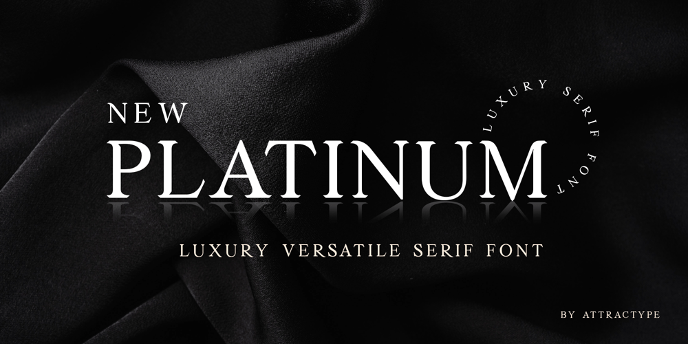 New Platinum font