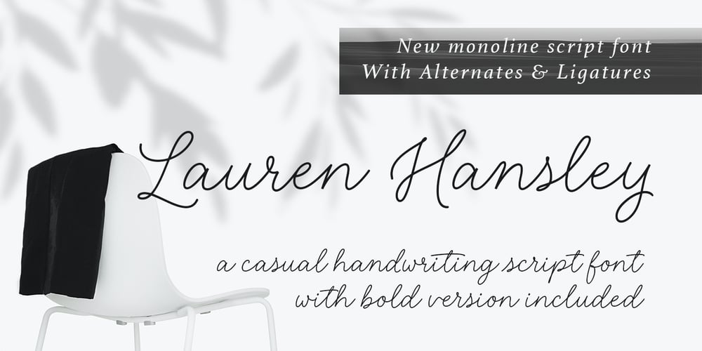 Lauren Hansley font