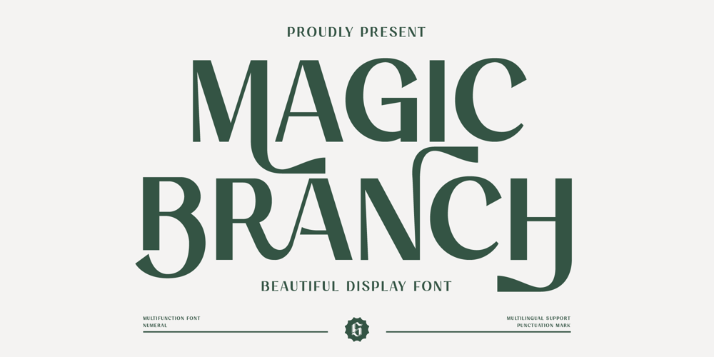 Magic Branch font