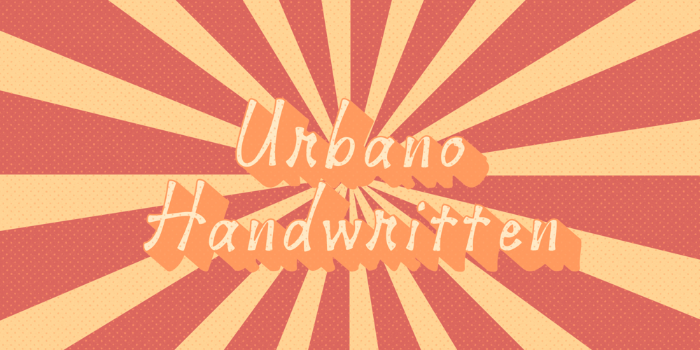 Urbano Handwritten font