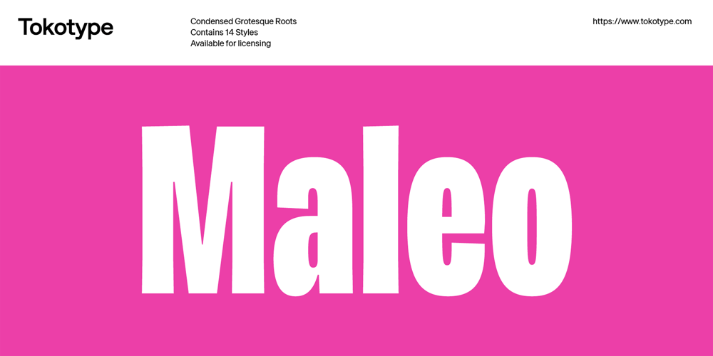 Maleo font