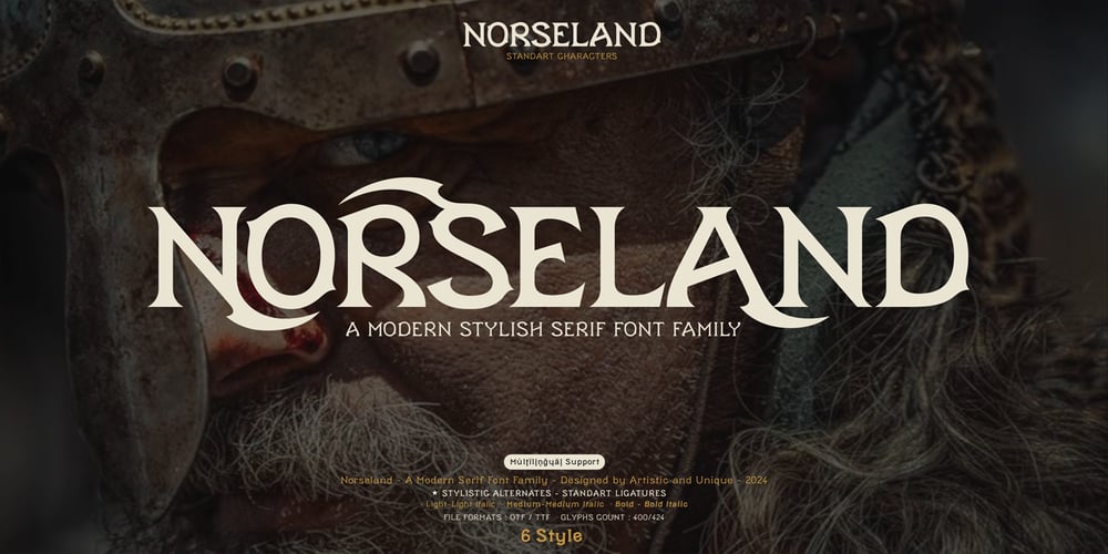 Norseland font