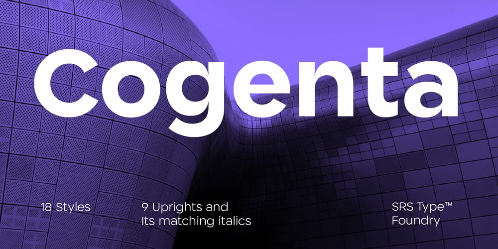 Cogenta font