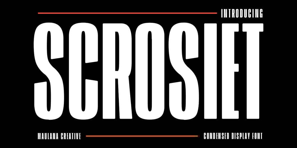 Scrosiet font